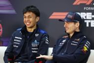 Alex Albon and Max Verstappen in 2025 (Getty Images)
